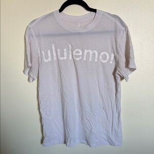lululemon athletica White Logo Tee